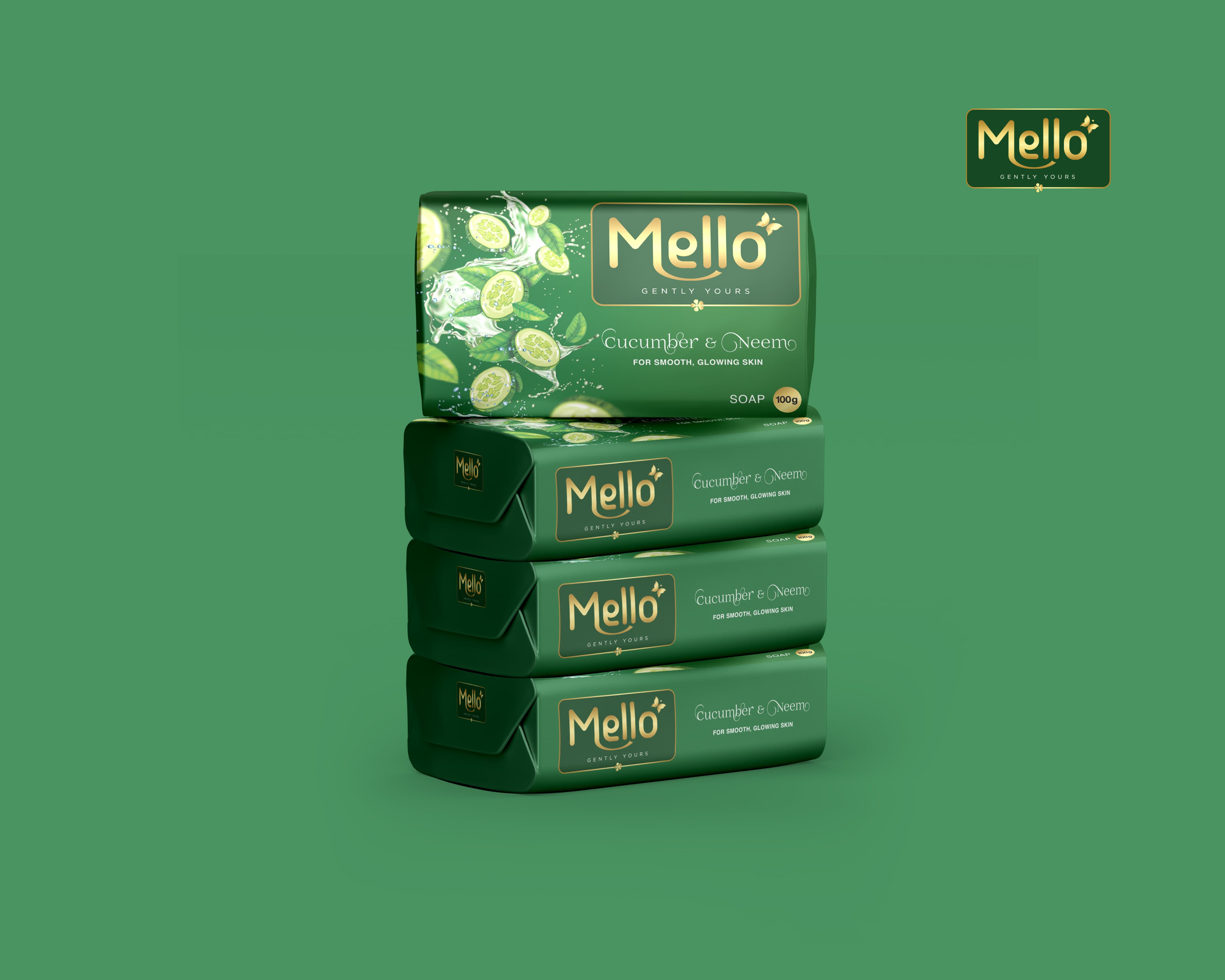 Mello Cucumber&Neem Soap